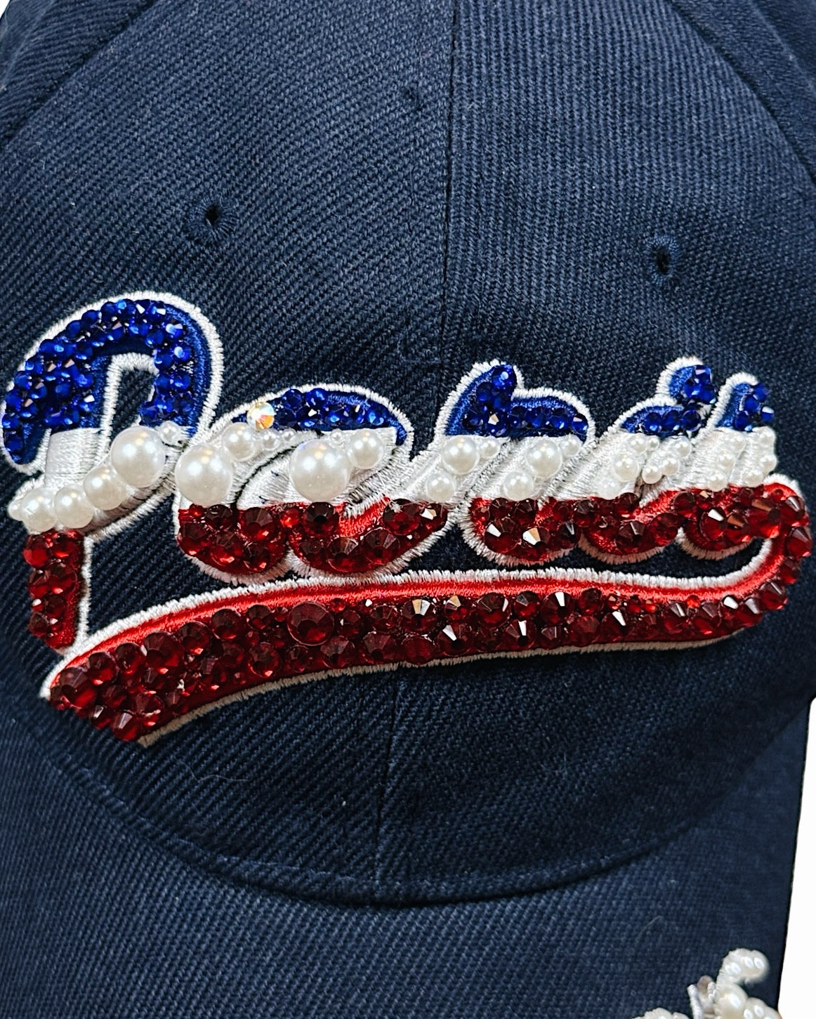 Recovered Artifact No. 087 — Paris Embellished Cap (One Size – Adjustable Strap)