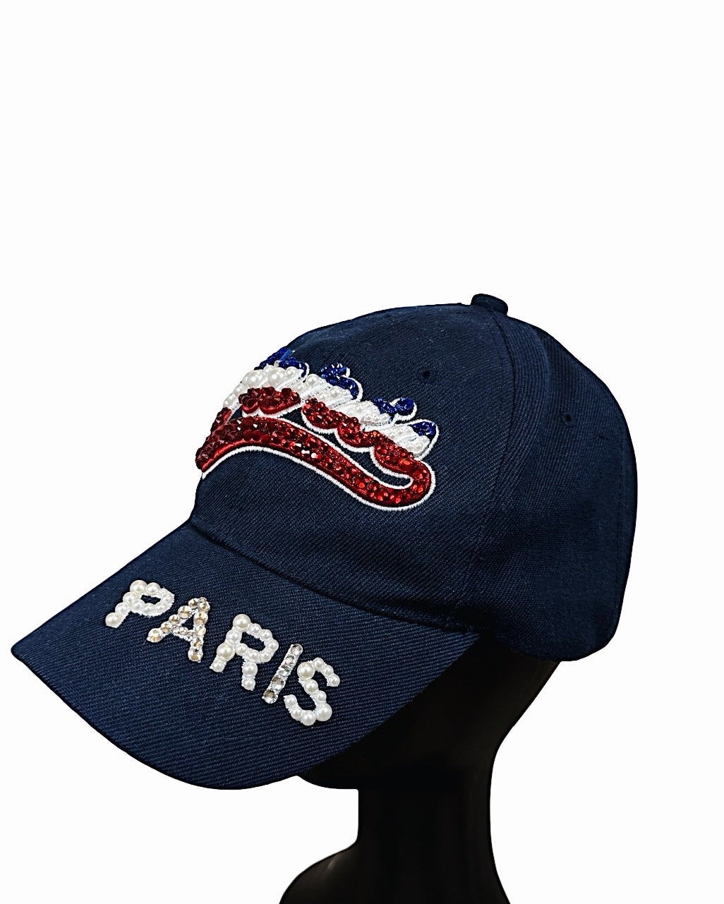 Recovered Artifact No. 087 — Paris Embellished Cap (One Size – Adjustable Strap)
