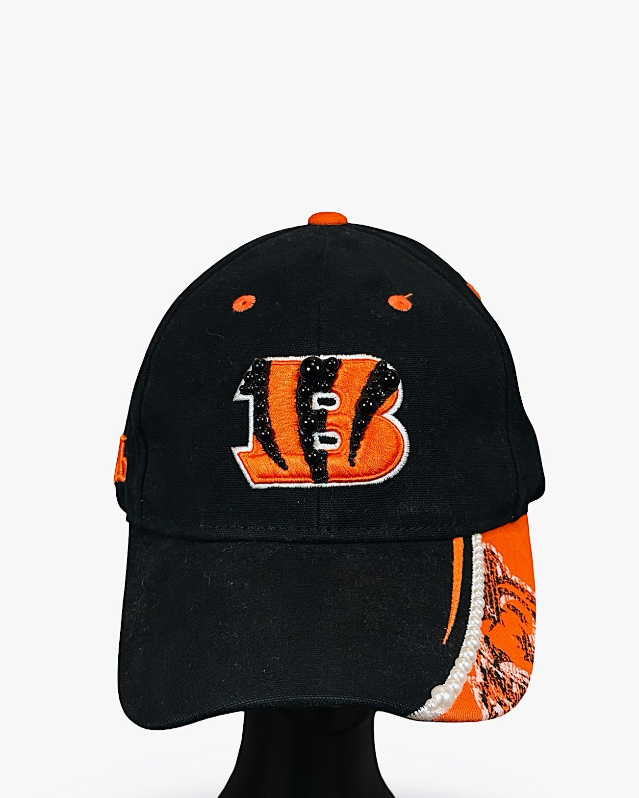 Recovered Artifact No. 457 — Cincinnati Bengals Black/Orange Cap (OSFA – Adjustable)