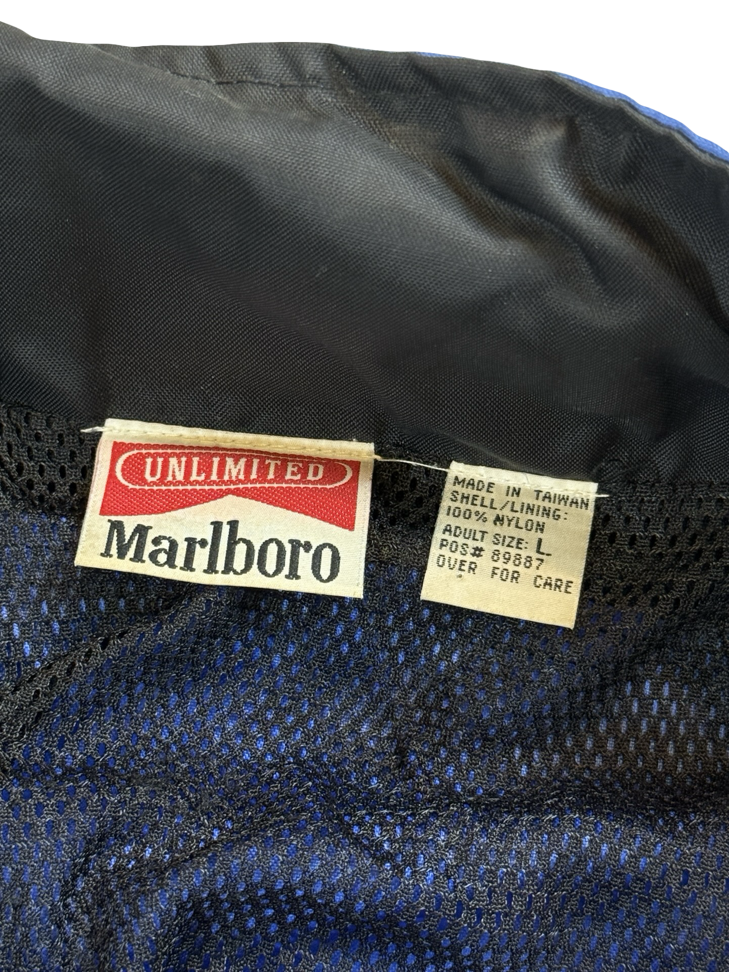 (90s) VINTAGE MARLBORO UNLIMITED NYLON JACKET (L)