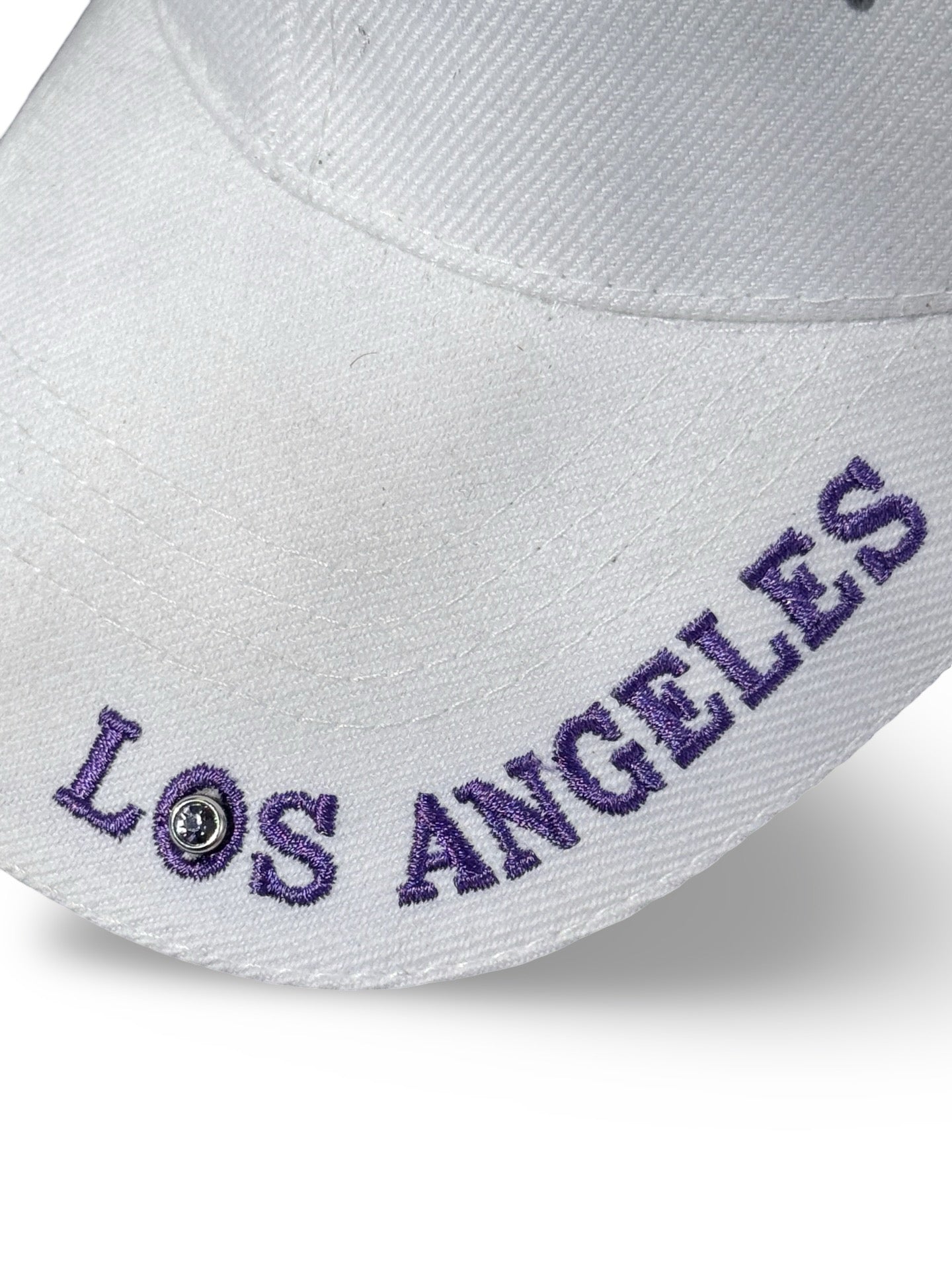 Recovered Artifact No. 178 — Rhinestone/Pearl Los Angeles Lakers Cap (Adjustable)