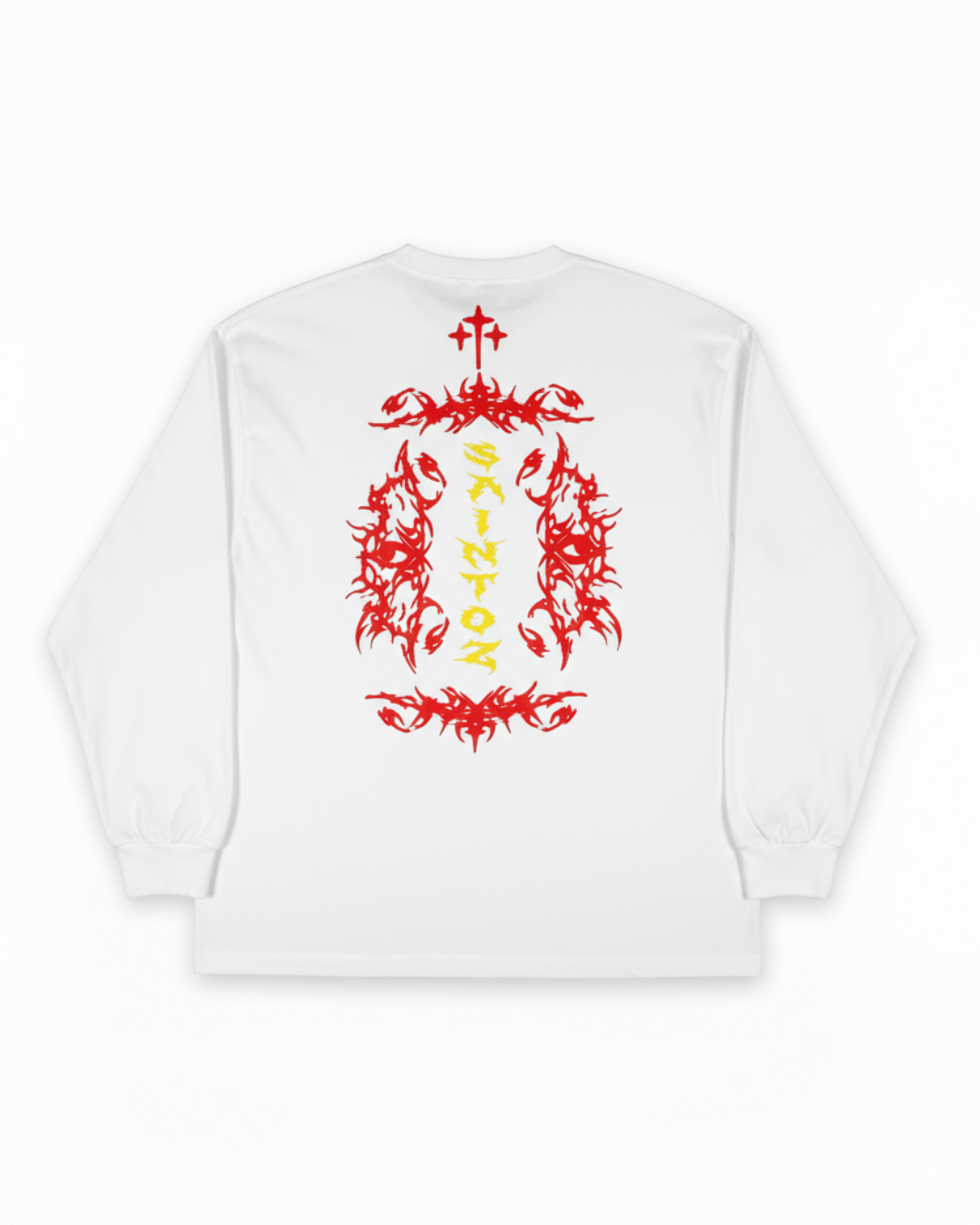 Studio Work No. 078 — TRIBAL FLAME CROSS LONG SLEEVE