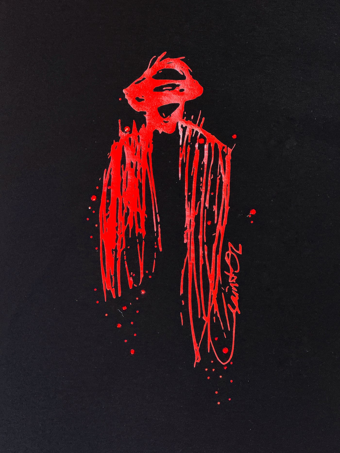 Studio Work No. 032 — RED ENTITY PEARL TEE