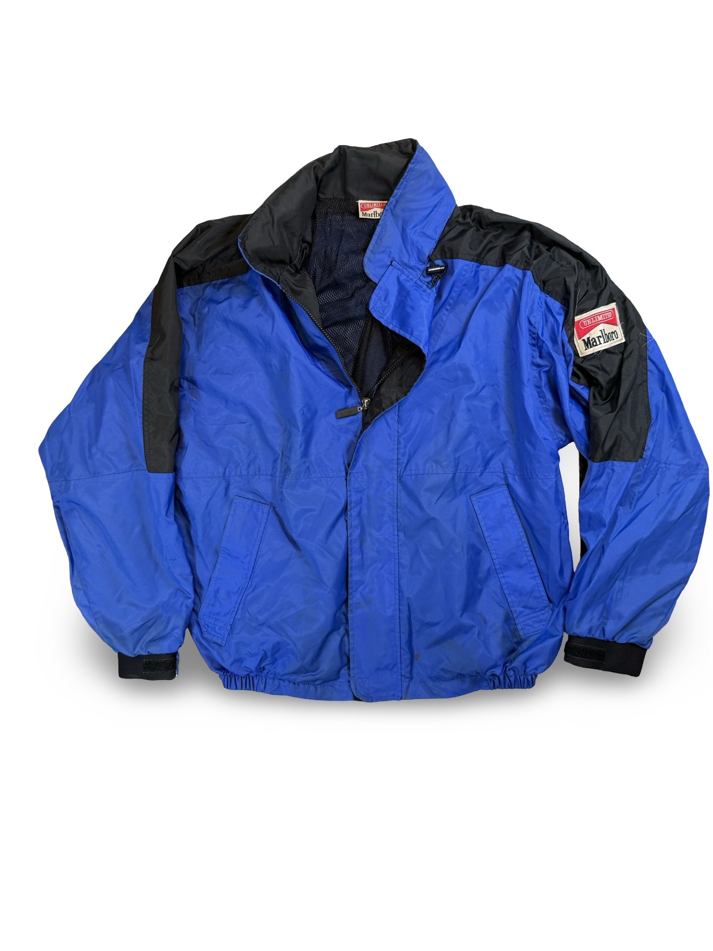 (90s) VINTAGE MARLBORO UNLIMITED NYLON JACKET (L)
