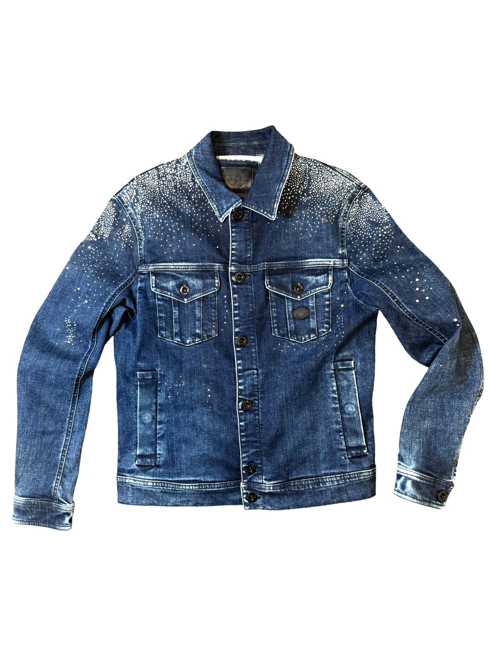 Recovered Artifact No. 017 — CRYSTAL CONSTELLATION JACKET — EMPORIO ARMANI  (XL)