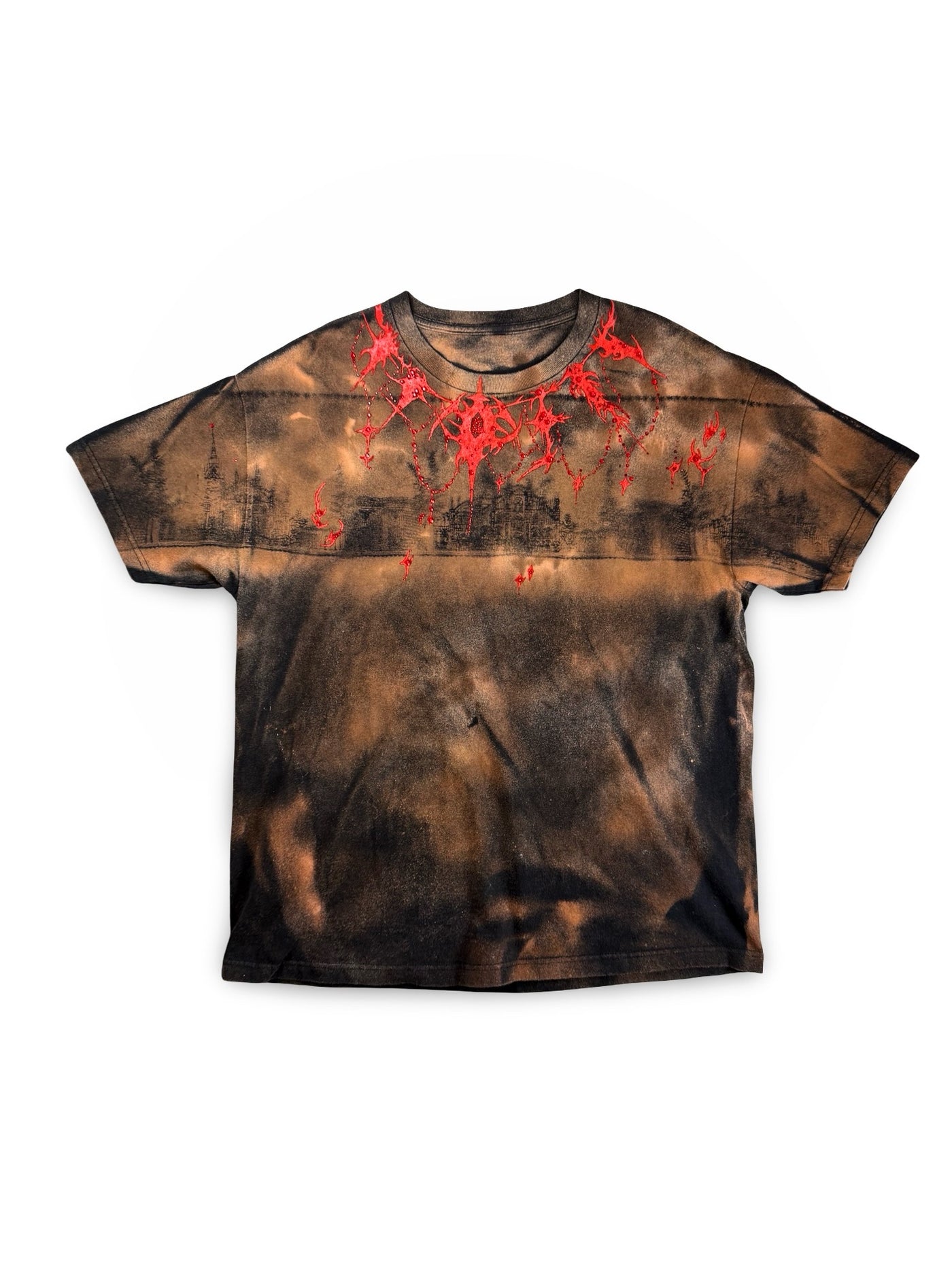 Recovered Artifact No. 952 — Cybersigilism Embellished Black Tee (L)