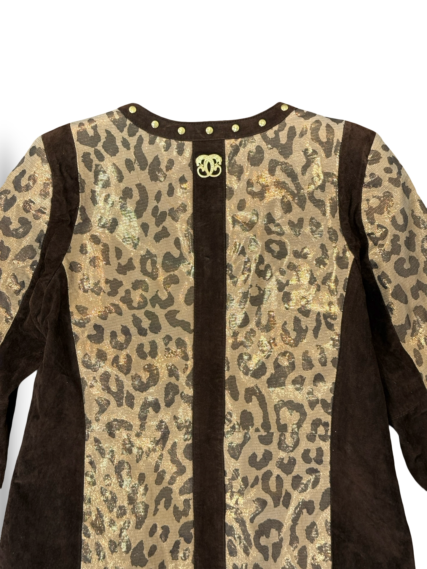 (90s) VTG Shear 1827 Couture Leopard Print Leather Jacket (WMNS M)