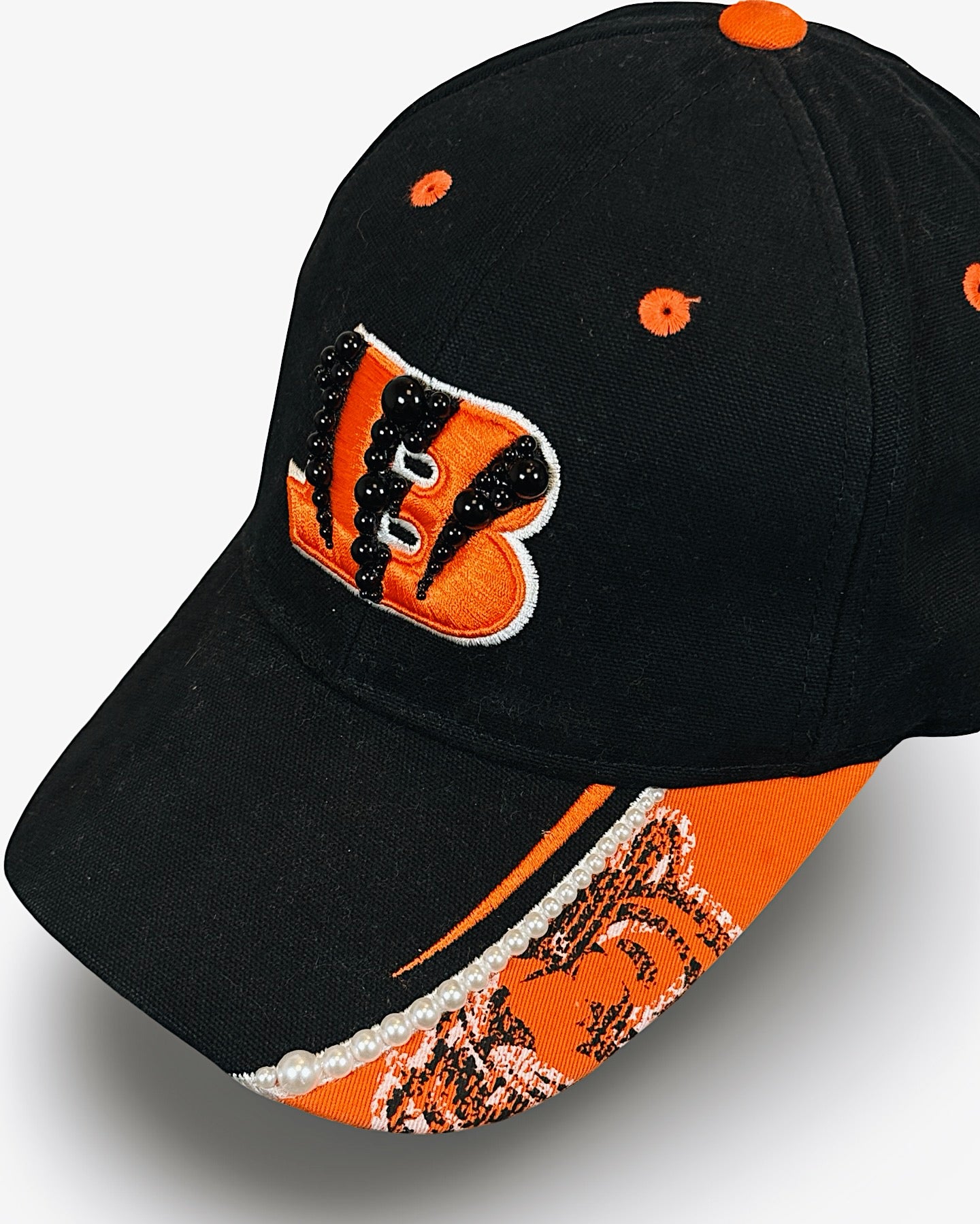 Recovered Artifact No. 457 — Cincinnati Bengals Black/Orange Cap (OSFA – Adjustable)