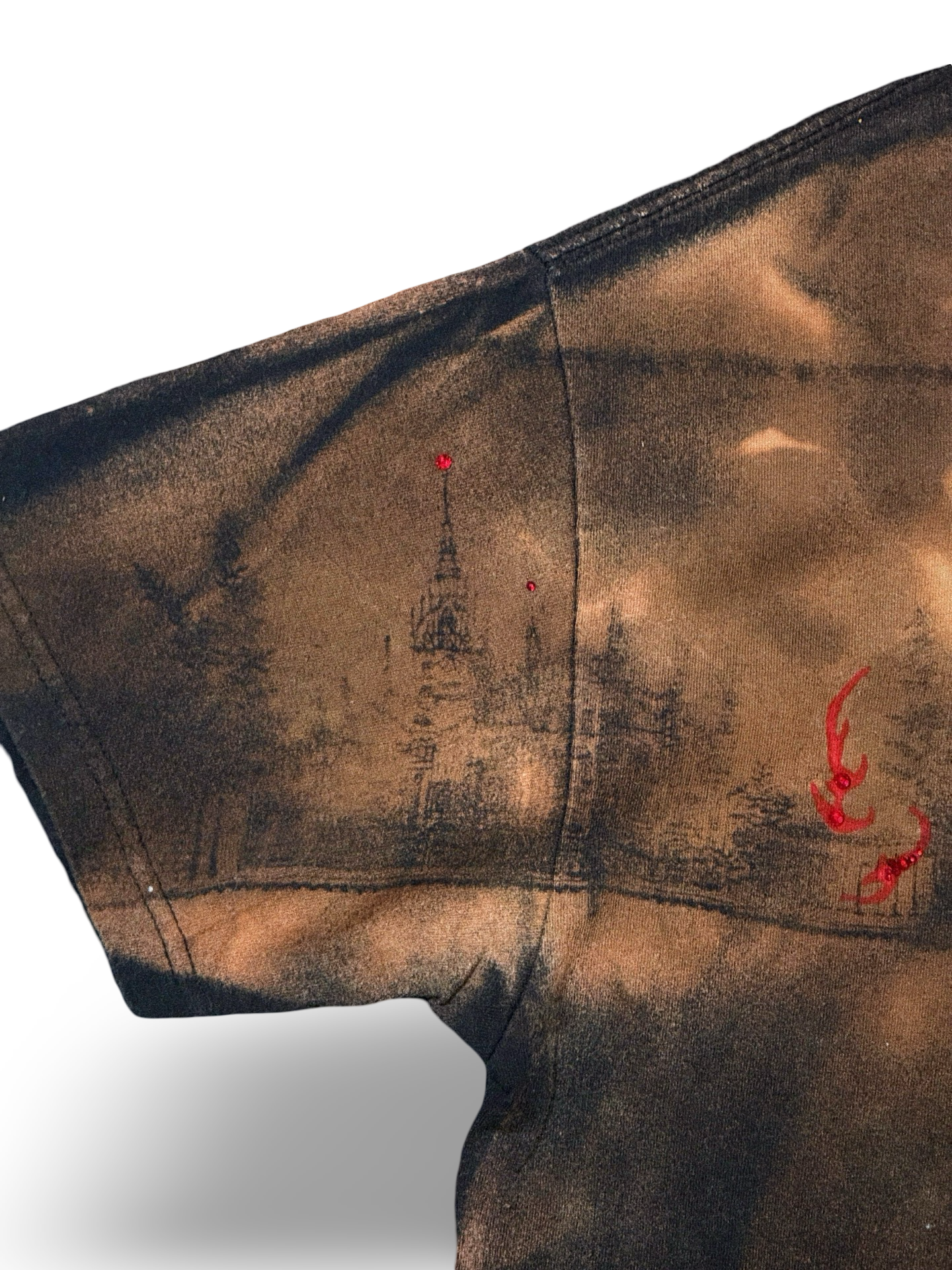 Recovered Artifact No. 952 — Cybersigilism Embellished Black Tee (L)