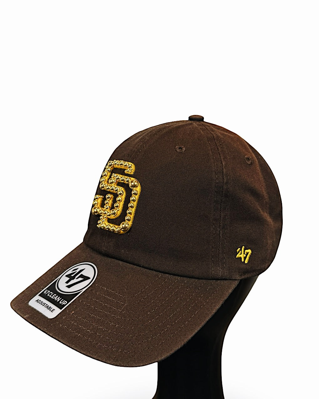 Recovered Artifact No. 094 — San Diego Padres Adjustable Cap – Brown/Gold Rhinestone Edition