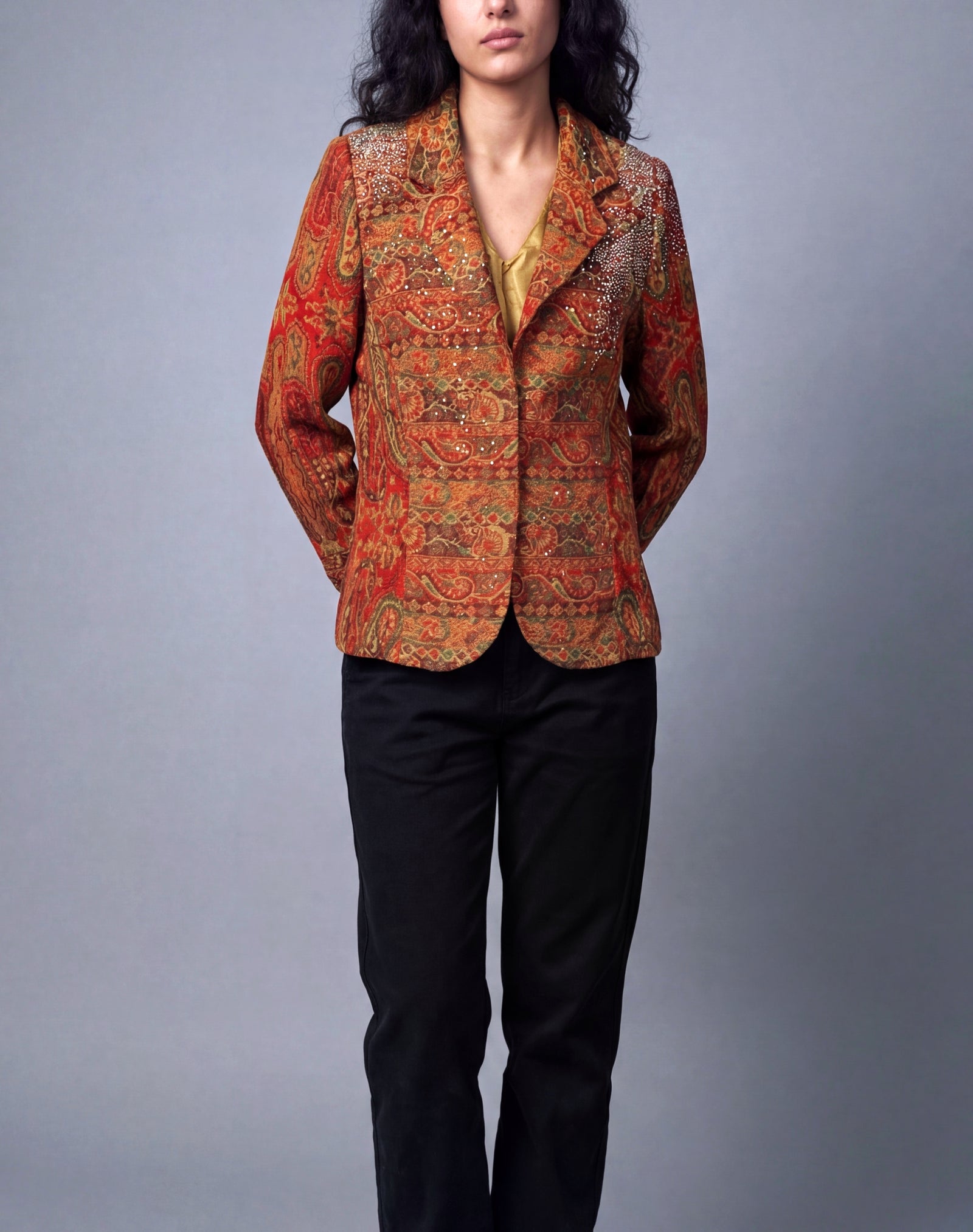 Recovered Artifact No. 014 — SULTAN GALAXY BLAZER — TURKISH RUG EDITION