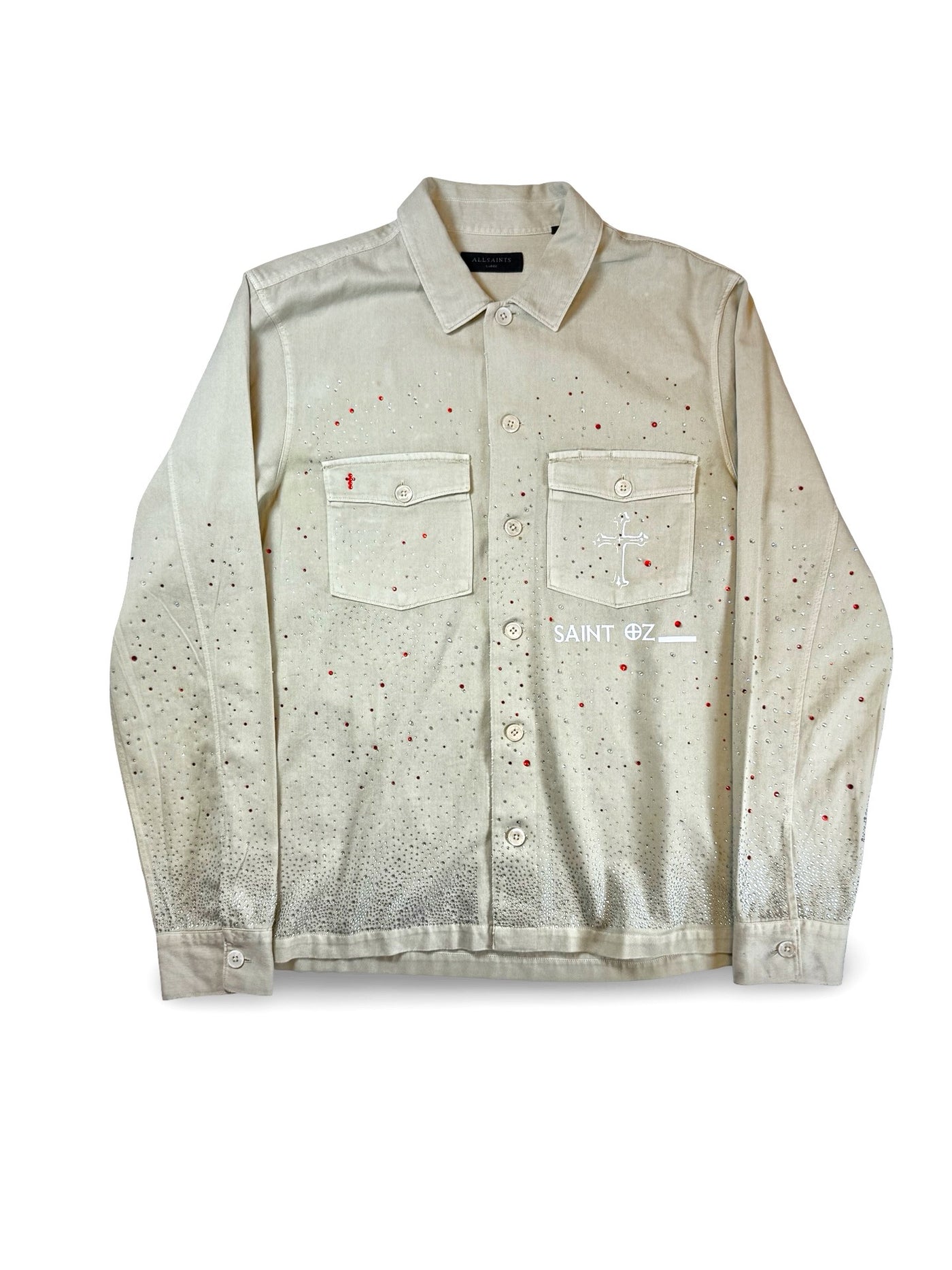 Recovered Artifact No. 037 — ALLSAINTS RHINESTONE SHIRT (L)