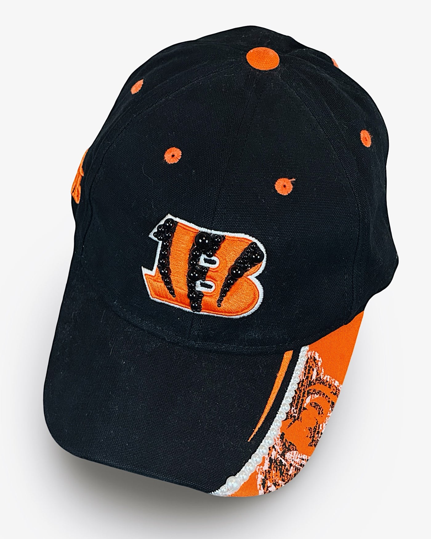 Recovered Artifact No. 457 — Cincinnati Bengals Black/Orange Cap (OSFA – Adjustable)