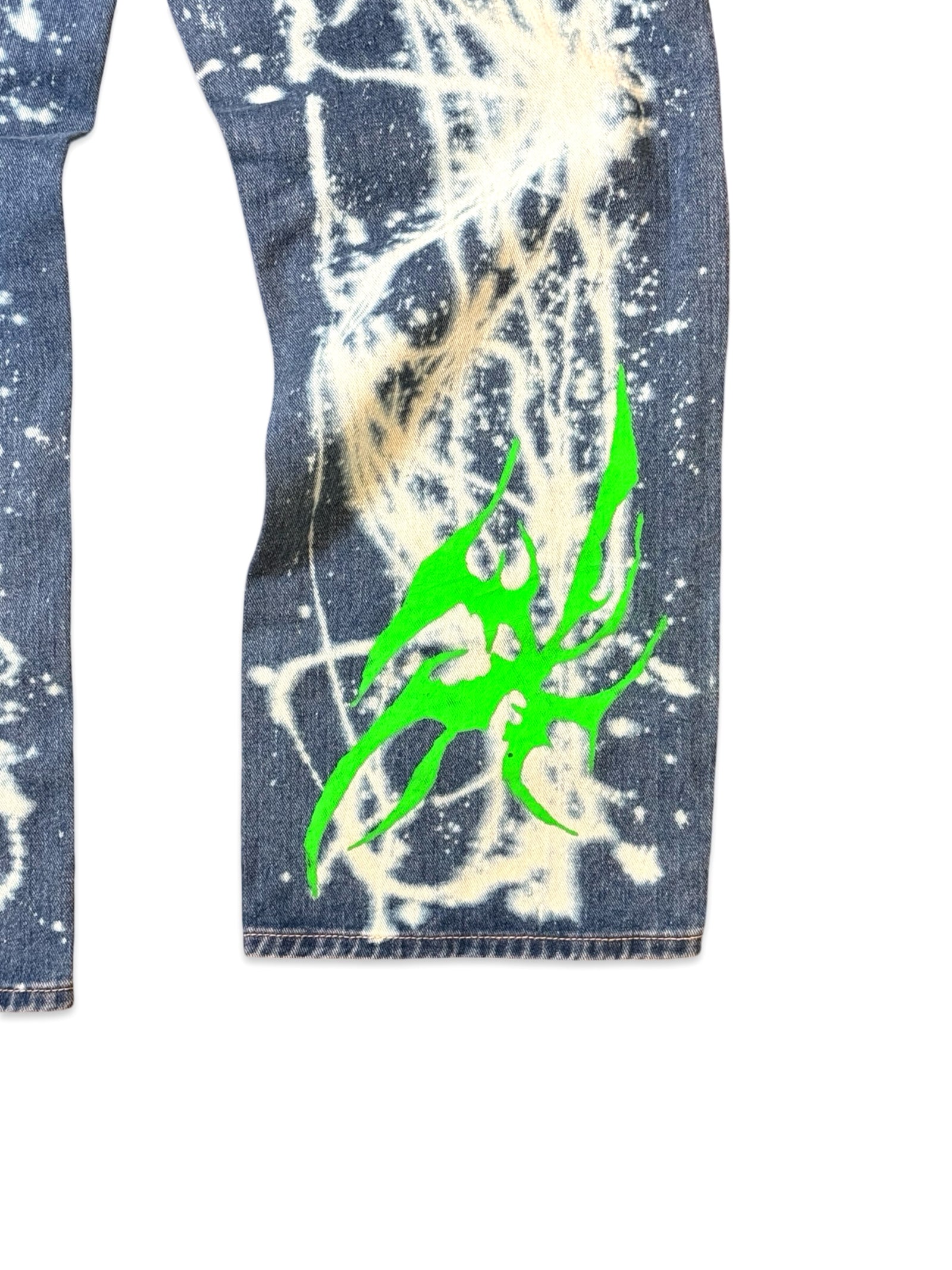 Recovered Artifact No. 088 — TRIBAL MUTATION DENIM — (26 W // 27 L)