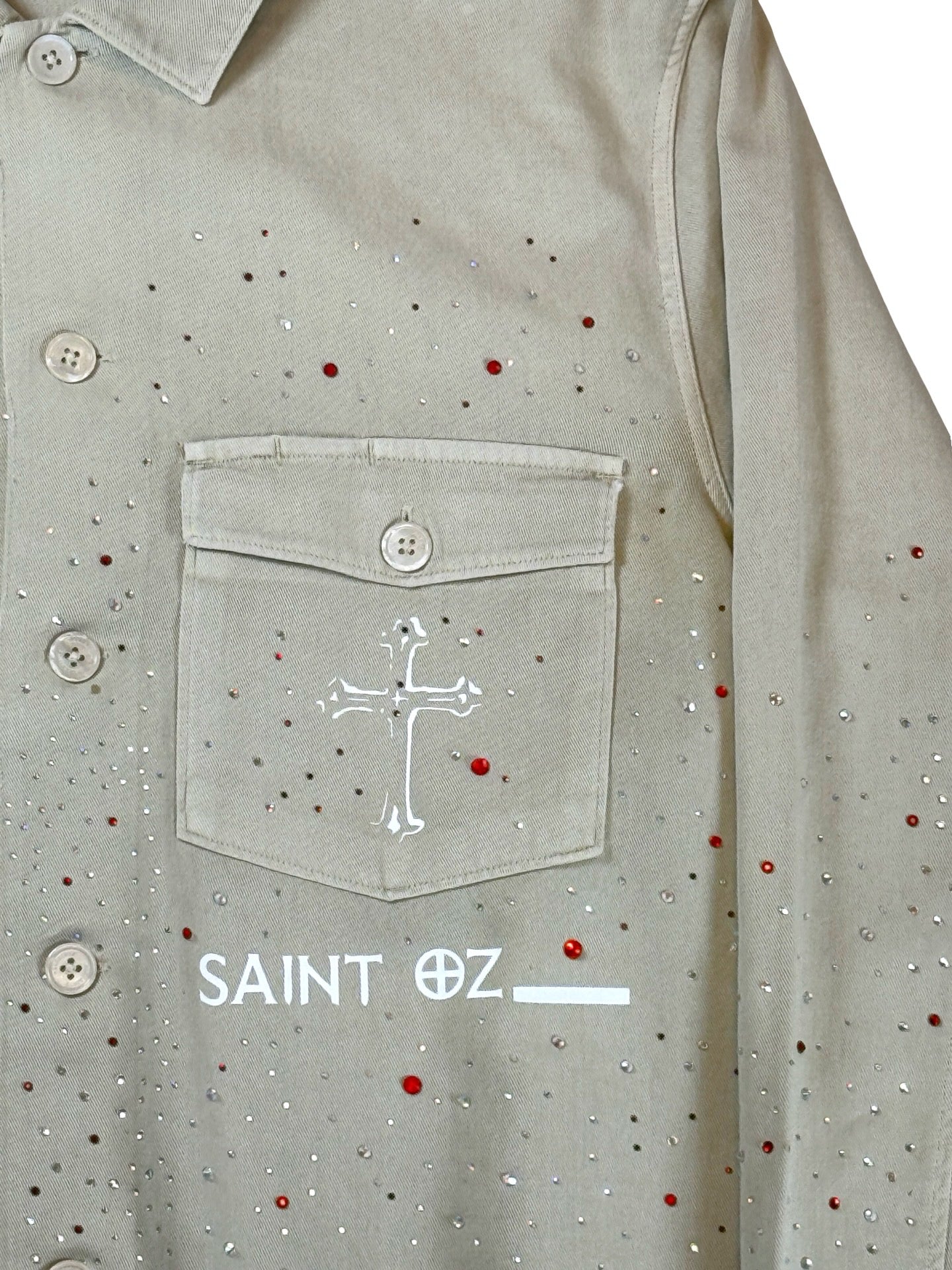 Recovered Artifact No. 037 — ALLSAINTS RHINESTONE SHIRT (L)