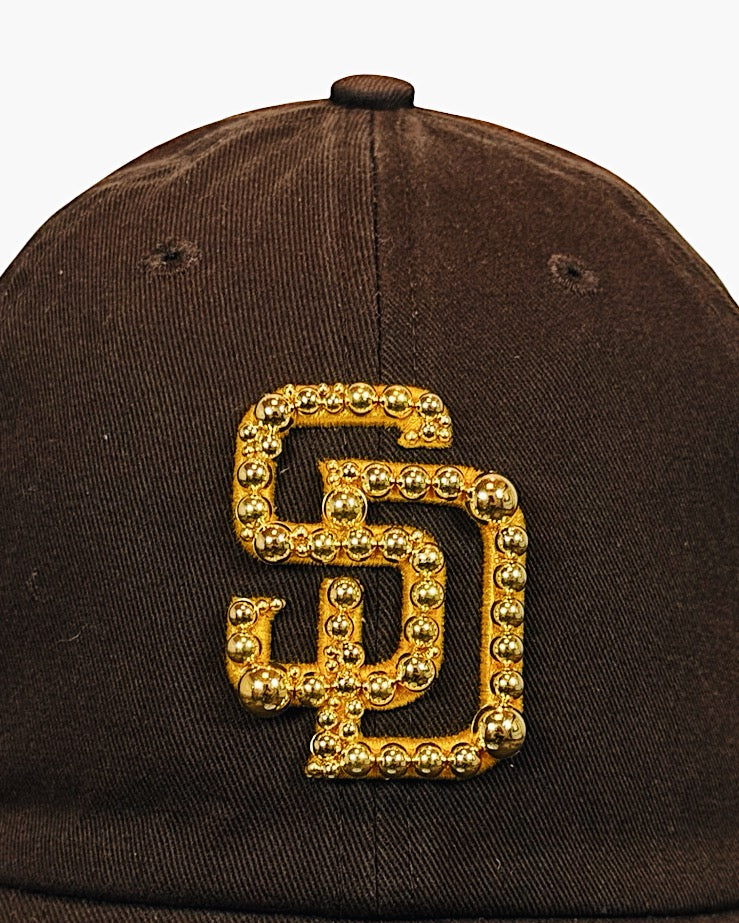 Recovered Artifact No. 094 — San Diego Padres Adjustable Cap – Brown/Gold Rhinestone Edition