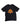 SAINT OZ FLAME CREST TEE — BLACK