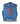 (80s/90s) VTG Marlboro Denim Vest w/ Leather Collar (L)