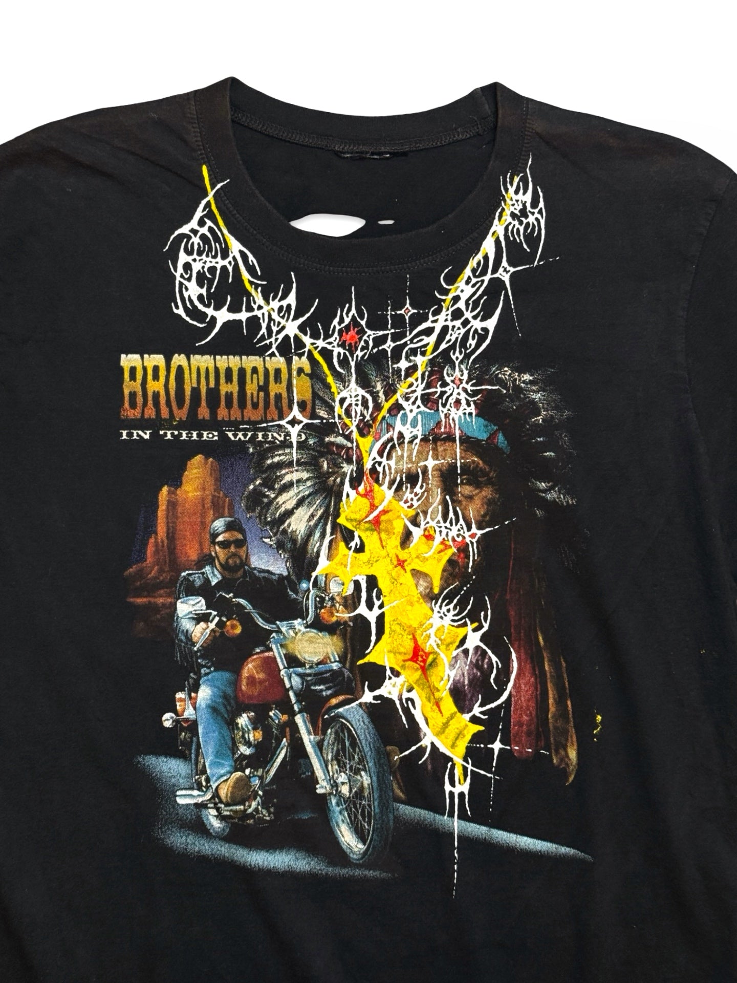 Recovered Artifact No. 005 — Cross Chain Tribal Tee (XL)