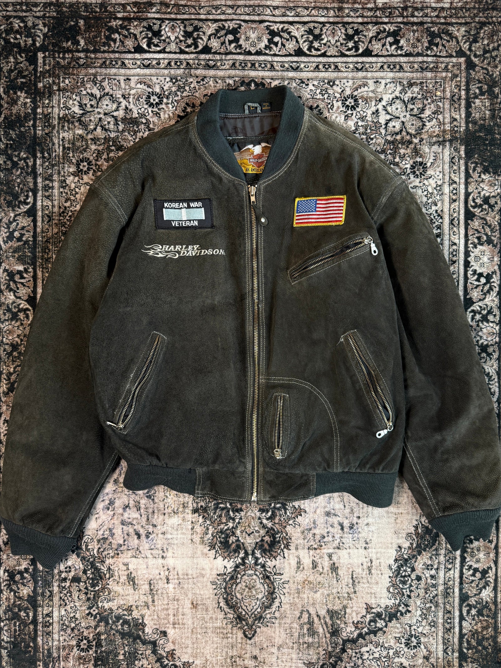 VTG Men's Harley-Davidson Jacket Size L
