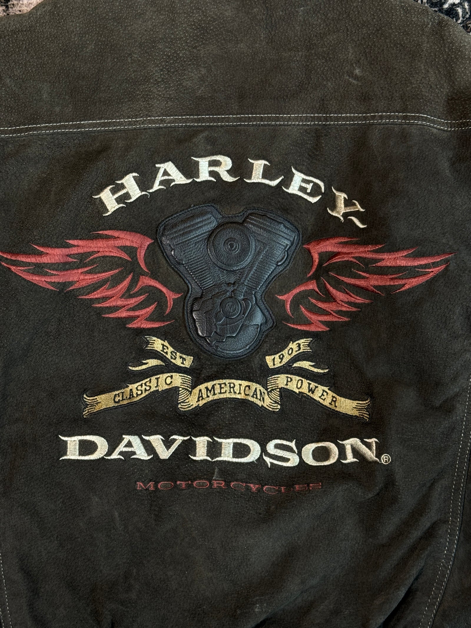 VTG Men's Harley-Davidson Jacket Size L