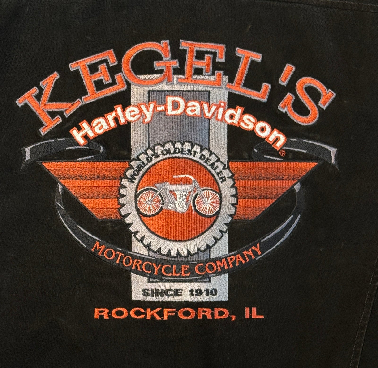 (00s) Harley-Davidson Biker Suede Jacket (Size Men's M)
