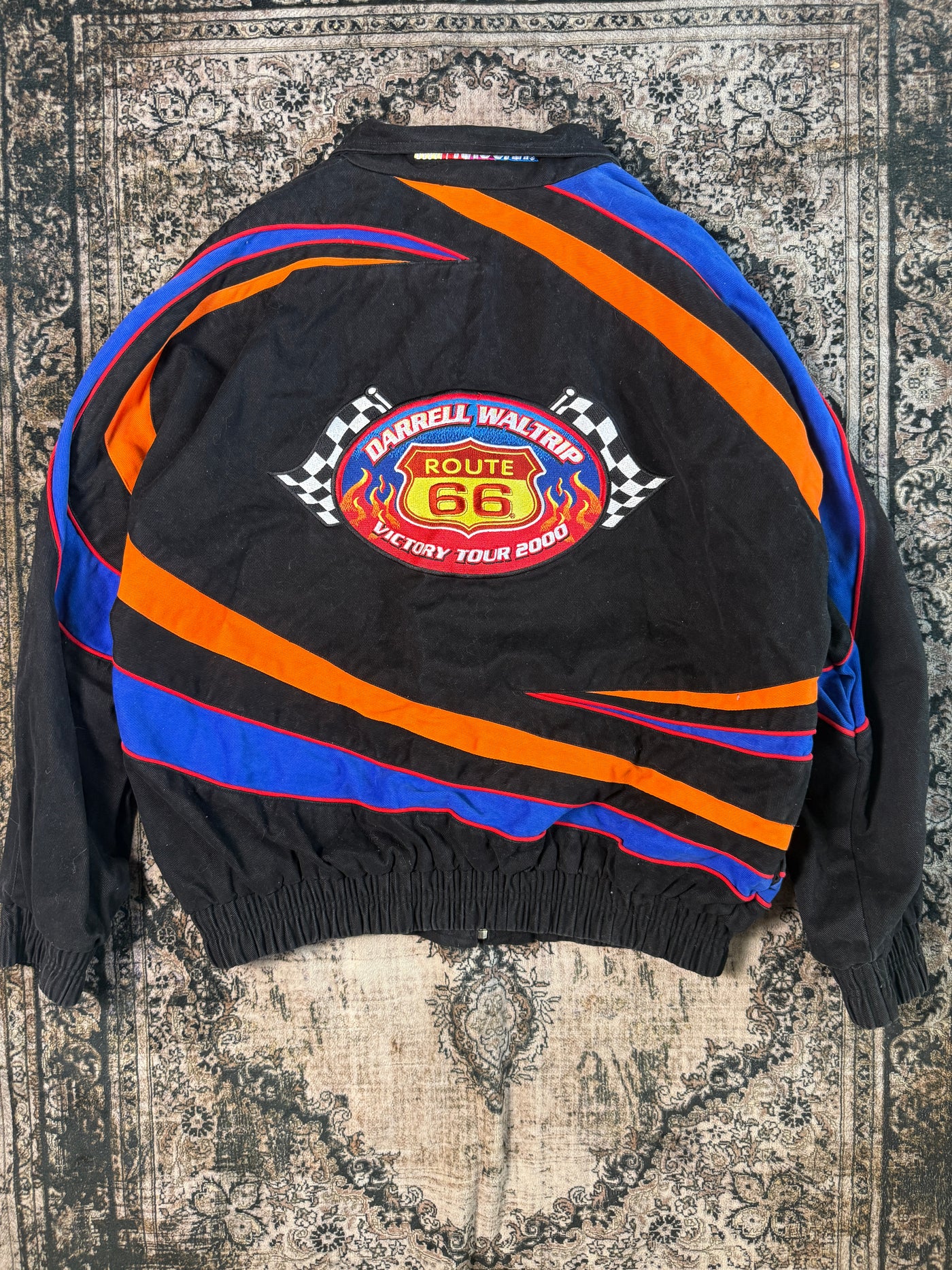 VTG NASCAR Darrell Waltrip Rte 66 Victory Tour 2000 Jacket (Size XL)