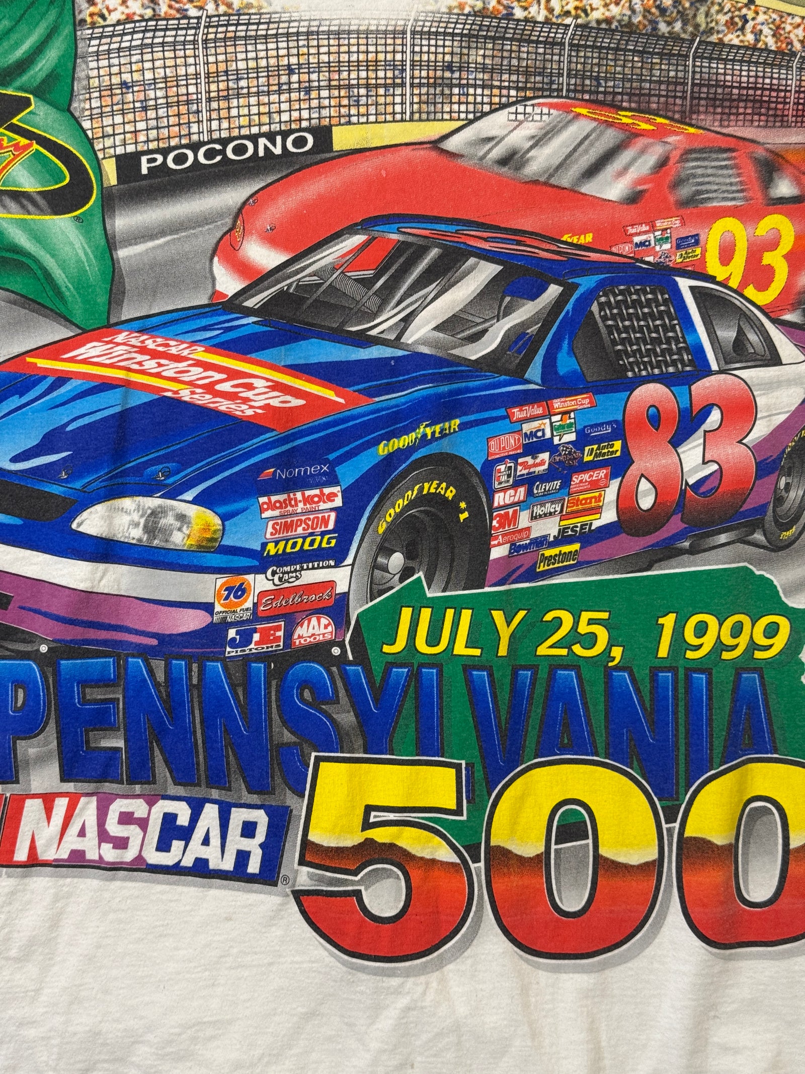 90s Chase Authentics Nascar Winston Cup Racing T-shirt (XL)