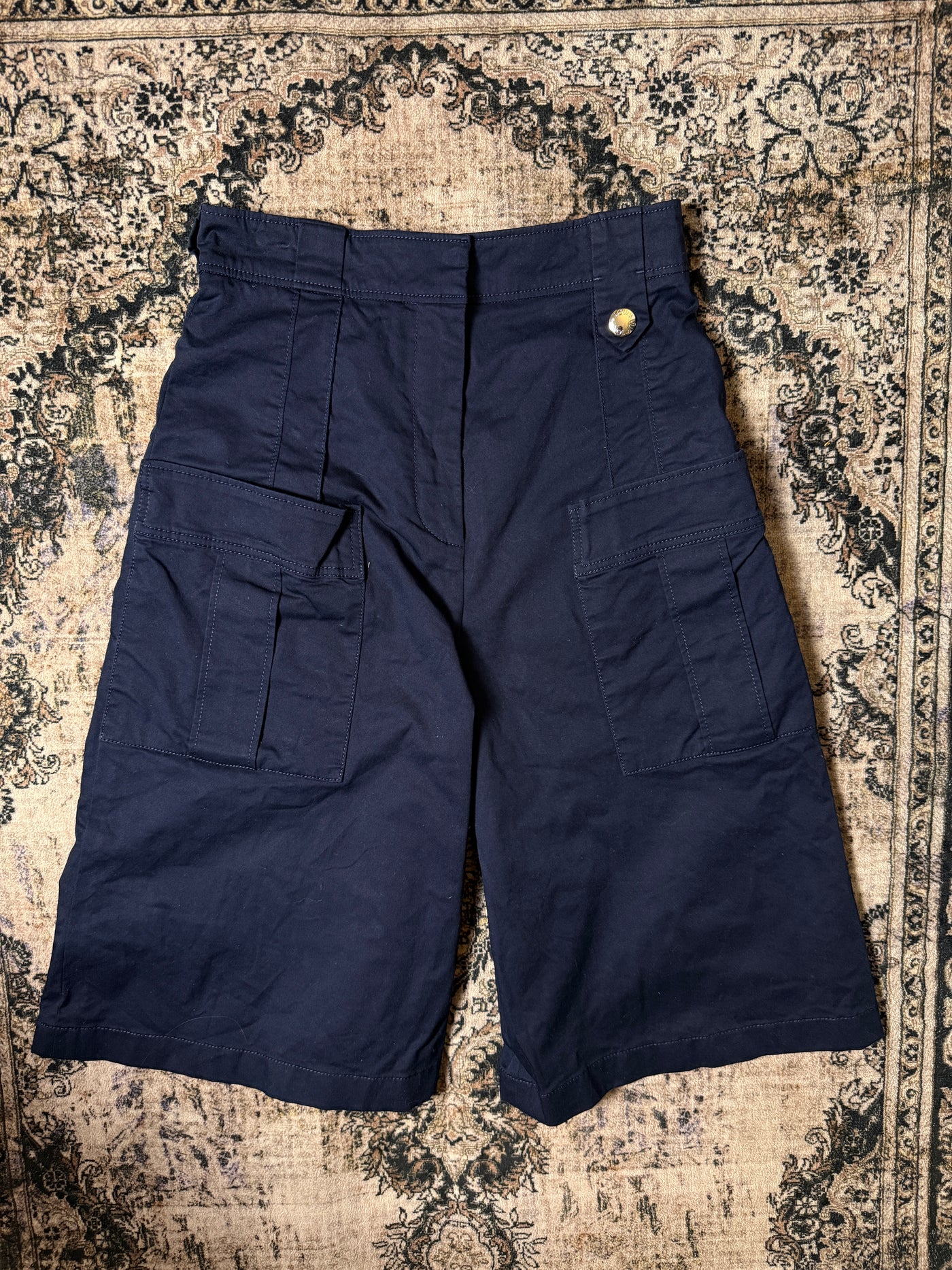 Louis Vuitton Navy Shorts (Size 36 FR/US 4/M)