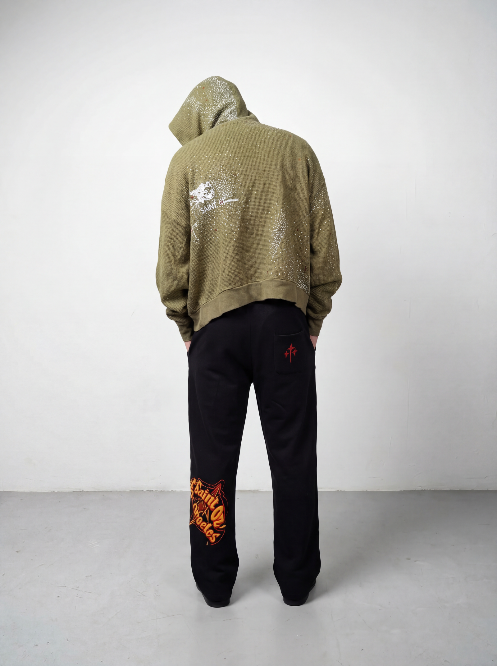 Recovered Artifact No. 777 — ST.OZ RHINESTONE GREEN ZIP-UP (XL)