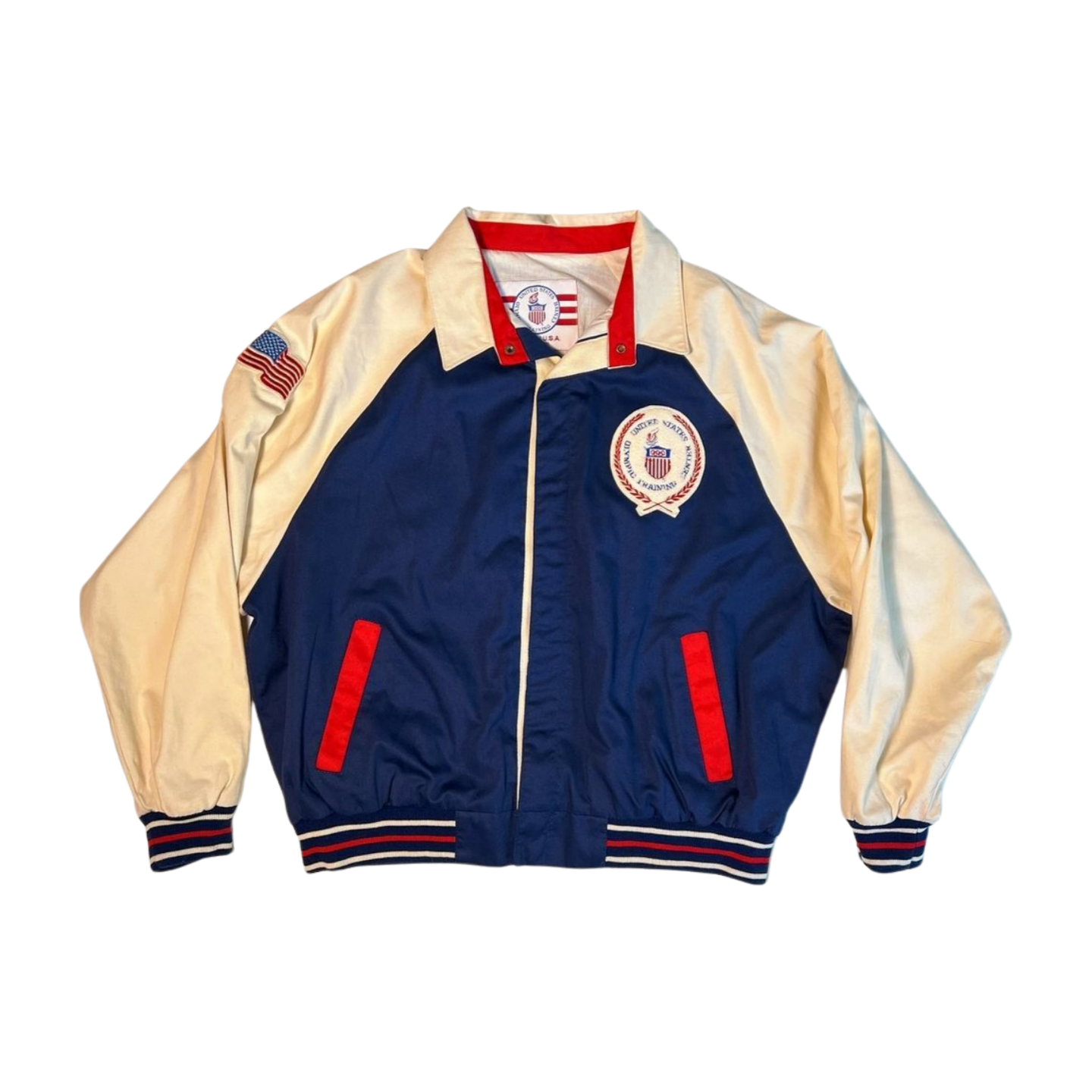 80s United States Olympic Training Center Varsity Jacket (XL/XXL)