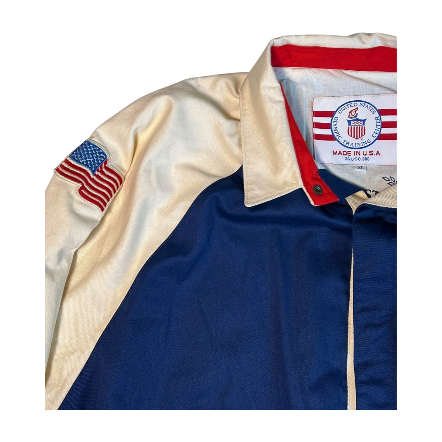 80s United States Olympic Training Center Varsity Jacket (XL/XXL)